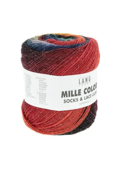 Lang Yarns Mille Colori Socks and Lace Luxe 0208