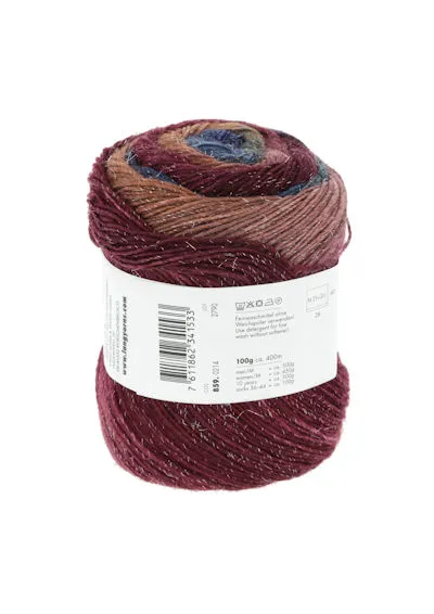 Lang Yarns Mille Colori Socks and Lace Luxe 0214