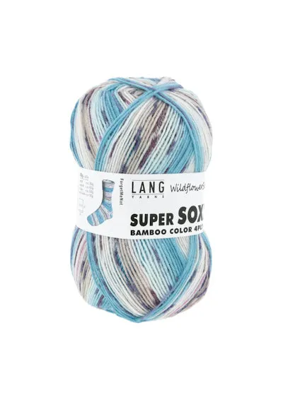 Laines Lang Yarns Super Soxx Bamboo Color 4PLY