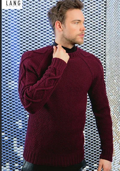 Lang Yarns FAM 224 03 Pullover pour Homme
