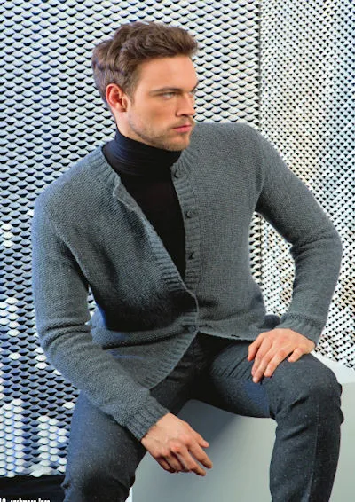 Lang Yarns FAM 224 19 Gilet pour homme