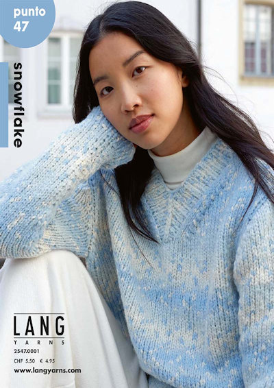 Lang Yarns catalogue Punto 47 SNOWFLAKE