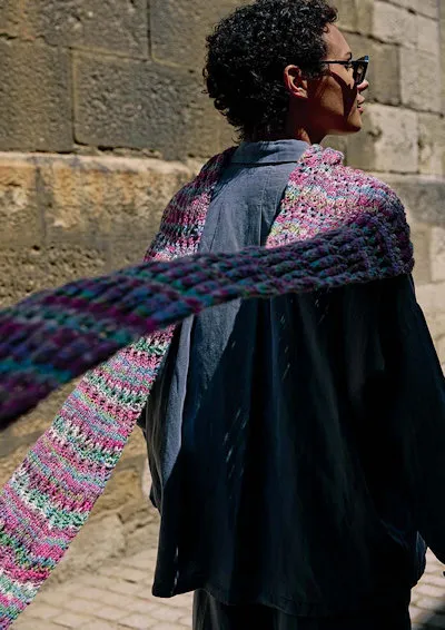 Lang Yarns Punto 82 09 Echarpe